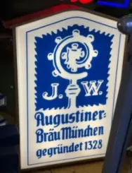 Holzschild - Retro ''Augustiner'' 